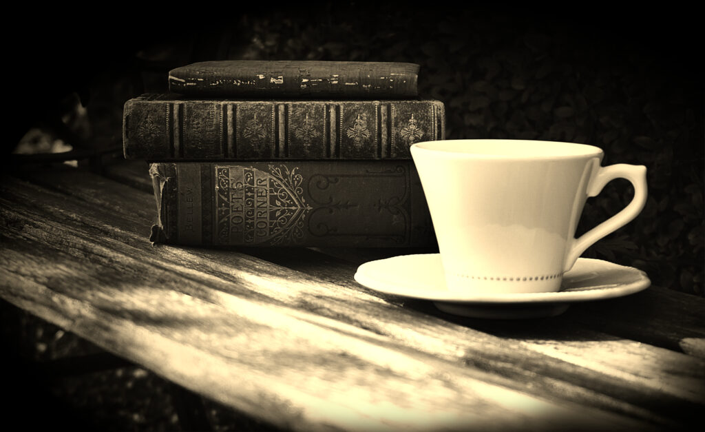 Kaffee und Bรผcher